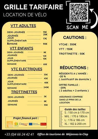 Location de VTT et VTAE_Méjannes-le-Clap