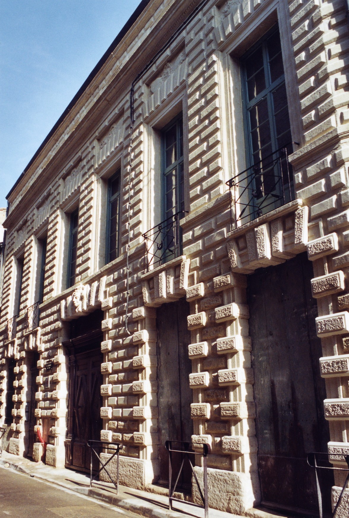 Façade à bossage