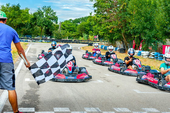 La Calmette Karting - Ligne de départ