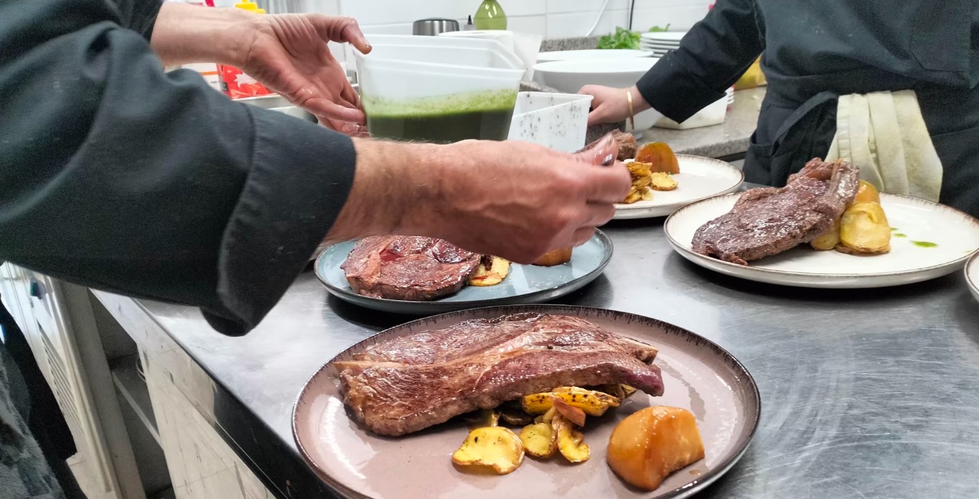 Préparation des assiettes