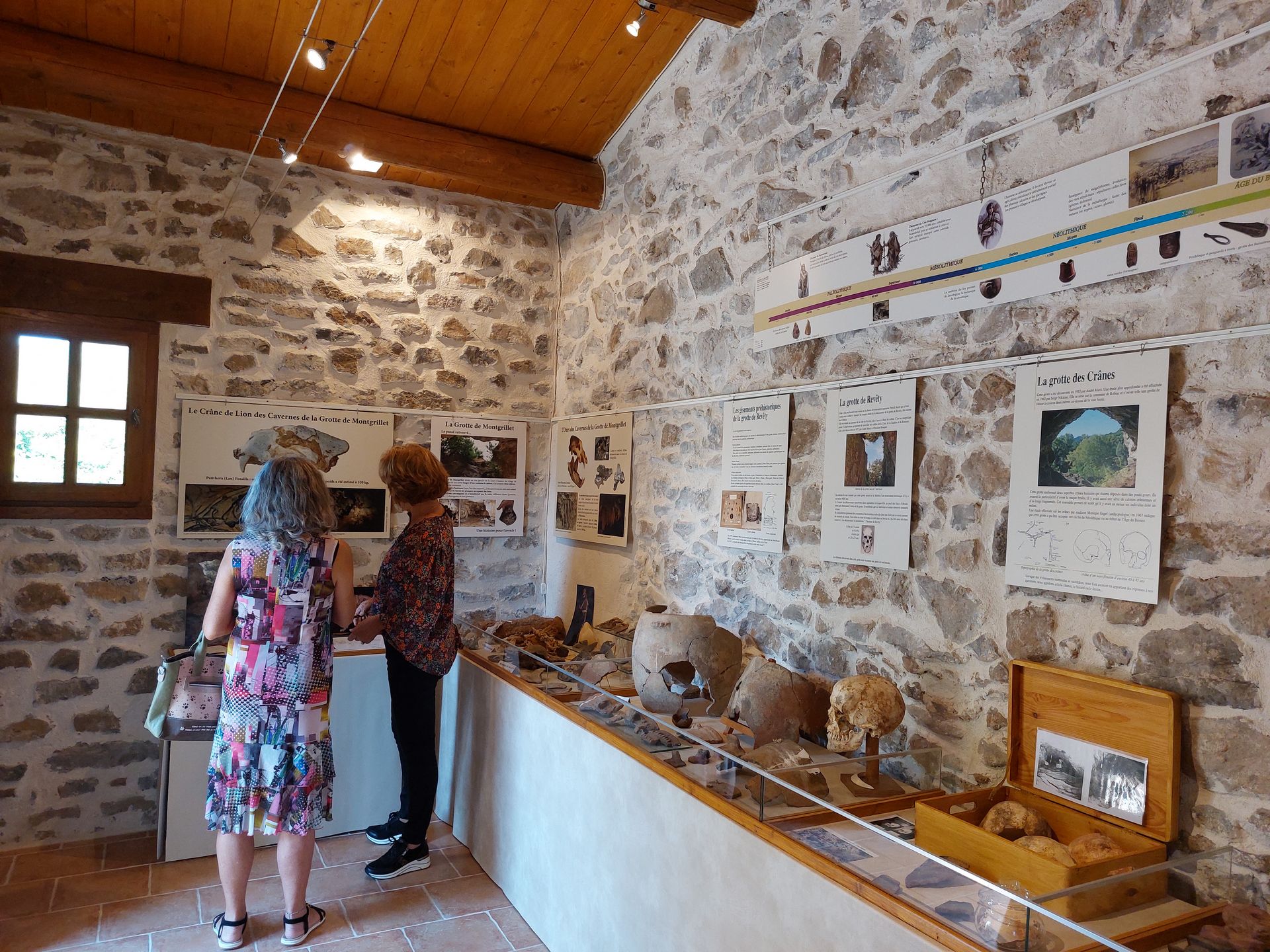 Exposition archéologique "l'abri du temps" à Meyrannes