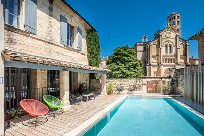 Terrasse avec piscine de Boutique