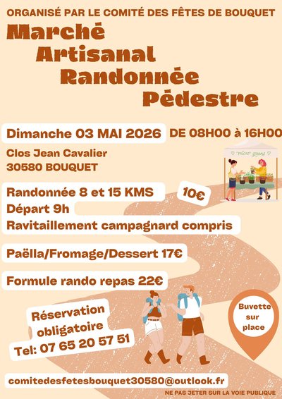 Randonnée - Marché artisanal_Bouquet