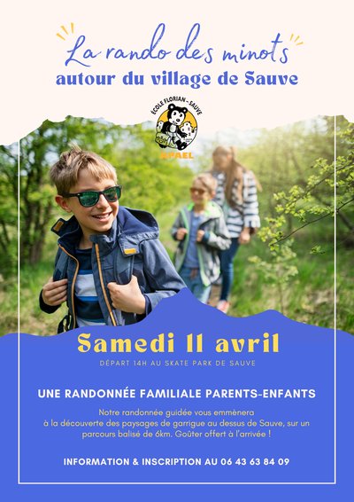 La Rando des minots à Sauve_Sauve