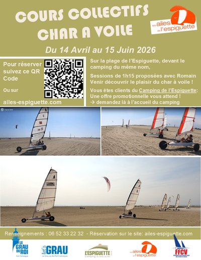 Sessions char à voile_Le Grau-du-Roi