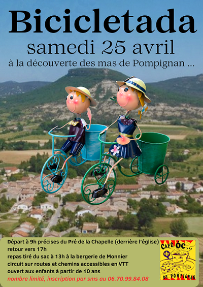 Bicicletada, à la découverte des mas de Pompignan_Pompignan