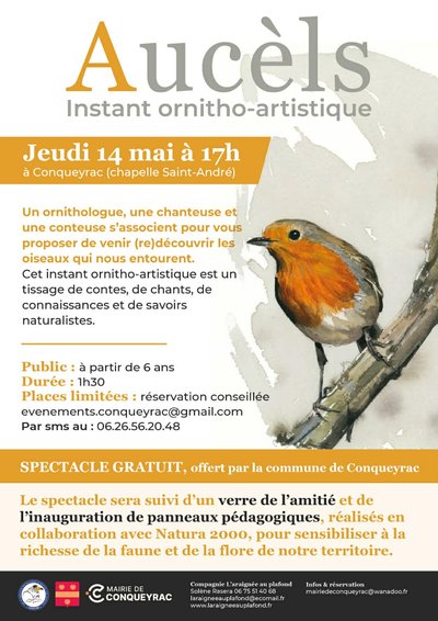 Spectacle sur les oiseaux "Aucels"