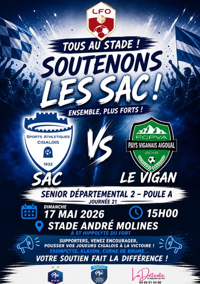 ⚽️ MATCH À ENJEU 🔥SA Cigalois vs Le Vigan (D2)_Saint-Hippolyte-du-Fort