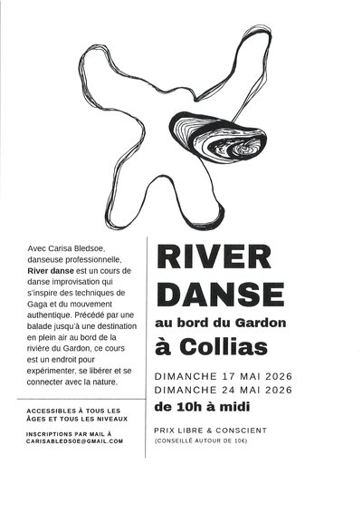 River Danse au bord du Gardon_Collias