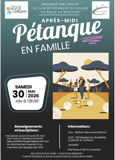 Après-midi pétanque