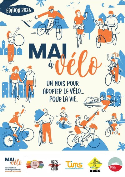 Mai à vélo_Saint-Quentin-la-Poterie affiche