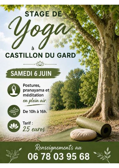 Atelier de yoga_Castillon-du-Gard