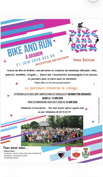 Bike and run_Aramon