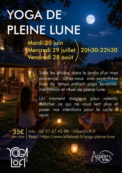 Yoga de Pleine Lune d'été