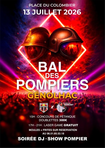 Le Bal des Pompiers à Génolhac_Génolhac