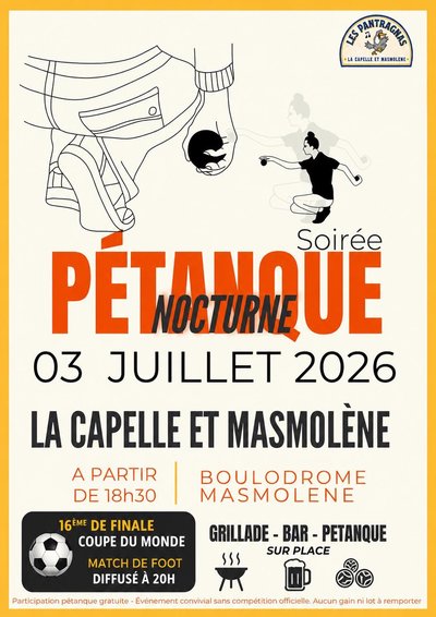 Soirée pétanque nocturne_La Capelle-et-Masmolène