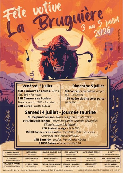 Fêt votive à la Bruguière_La Bruguière
