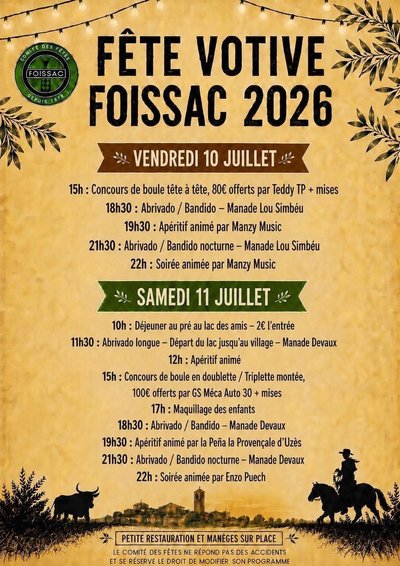 Fête votive de Foissac_Foissac