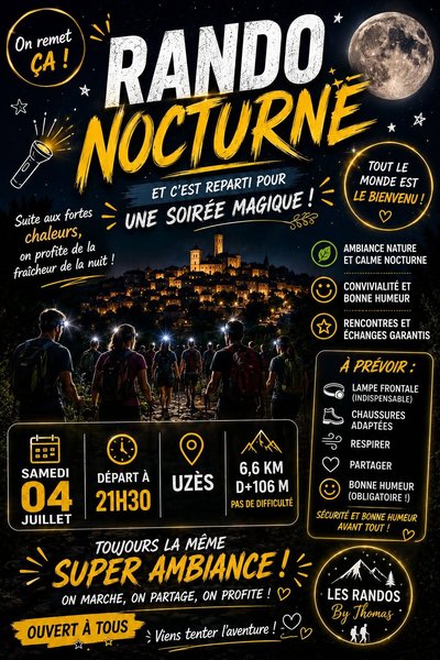 Rando nocturne - Uzès_Uzès