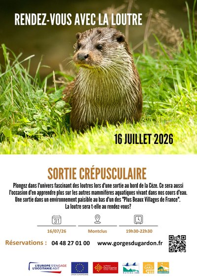 Sortie nature : rendez-vous avec la loutre_Montclus