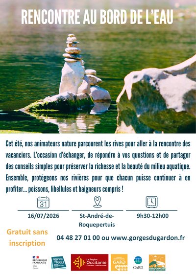 Sortie nature : Rencontre au bord de l’eau_Saint-André-de-Roquepertuis