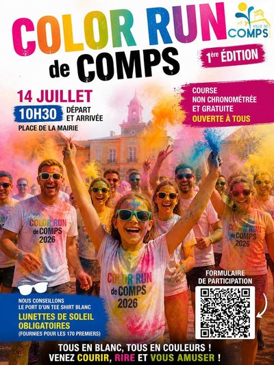 Color Run de Comps - 1ère édition_Comps