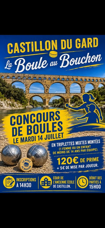Concours de Boules_Castillon-du-Gard