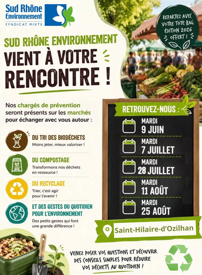 Sensibilisation au tri et au compostage_Saint-Hilaire-d'Ozilhan