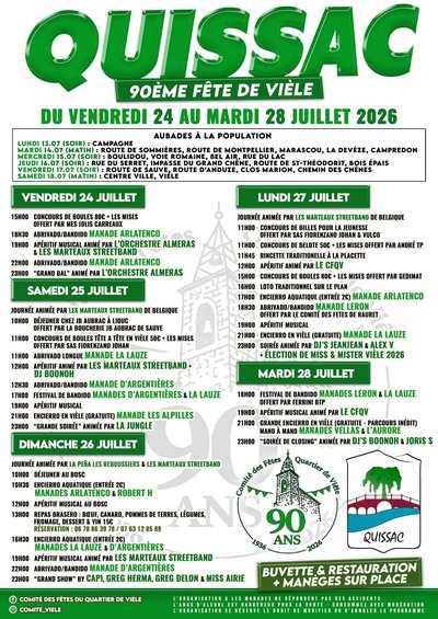 90ème fête du Quartier de Vièle_Quissac