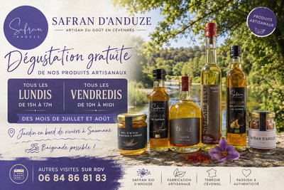 Découvrez l'univers du Safran d'Anduze lors d'une dégustation offerte_Anduze