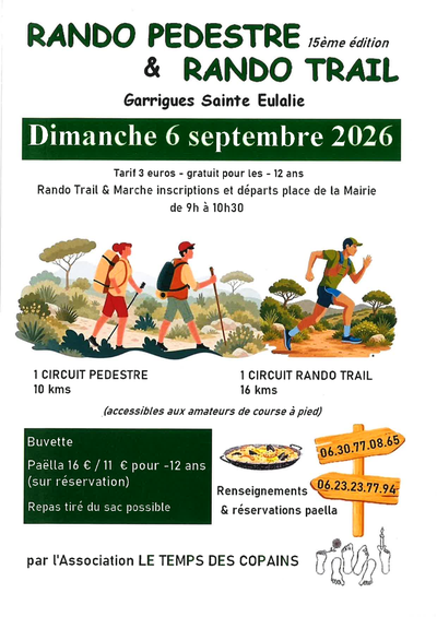 Randonnée Pédestre et Trail_Garrigues-Sainte-Eulalie