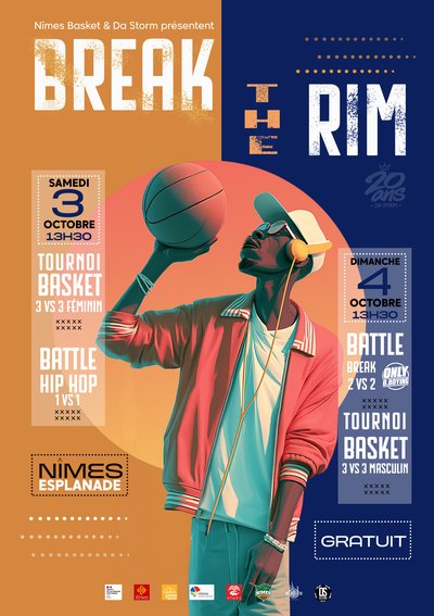 Break The Rim : Week end basket & hip hop_Nîmes