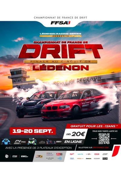 Finale Championnat de France de Drift FFSA - Lédenon Racing Series_Lédenon