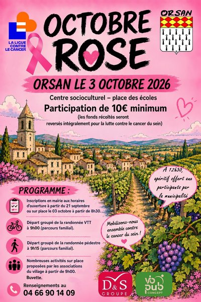 Octobre rose à Orsan_Orsan