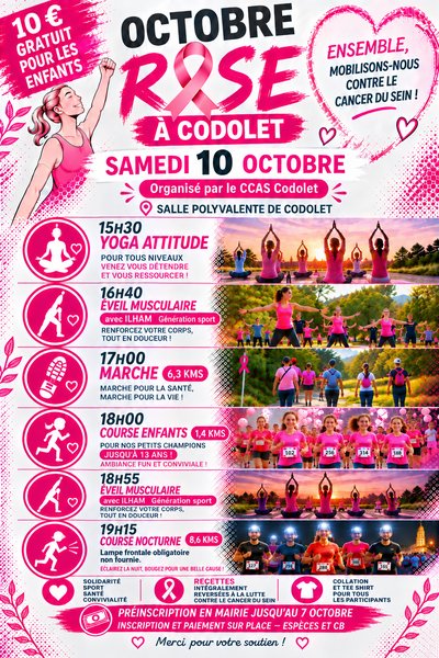 Octobre rose à Codolet_Codolet