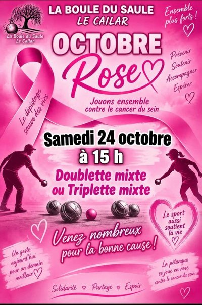 Pétanque - Octobre Rose_Le Cailar