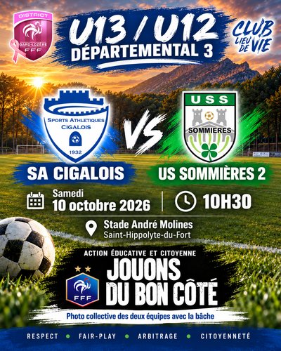 affiche du match