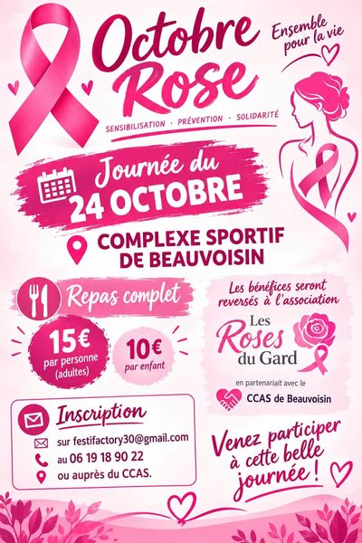 Octobre Rose à Beauvoisin_Beauvoisin