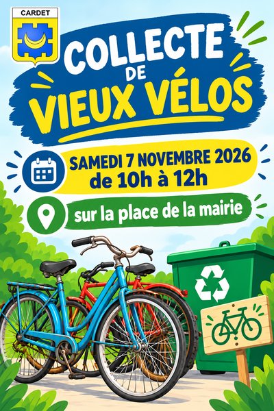 Collecte de vieux vélos _Cardet