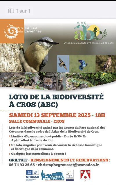 Loto de la biodiversité avec le Parc National des Cévennes_Cros