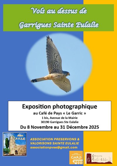 Exposition photographique "Vols au-dessus de Garrigues Ste Eulalie"_Garrigues-Sainte-Eulalie