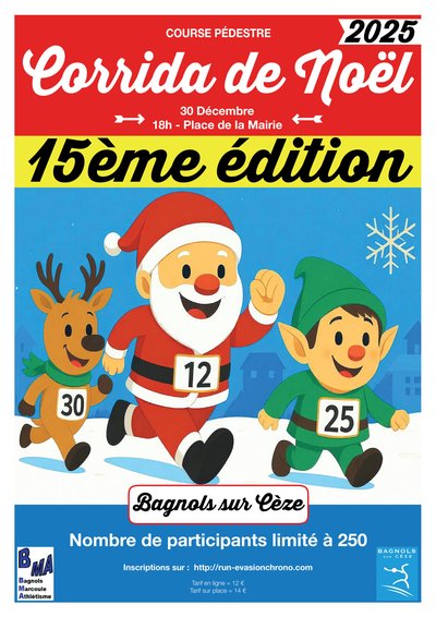 Course pédestre "la Corrida de Noël"_Bagnols-sur-Cèze