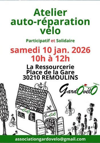 Atelier auto-réparation vélo_Remoulins