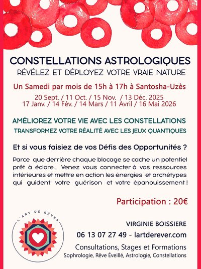 Atelier - Constellations astrologiques_Uzès