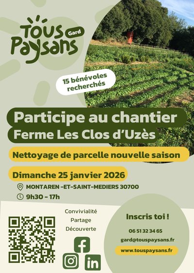 Chantier participatif - Ferme Les Clos D'Uzès