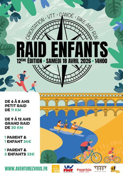 Le Raid des enfants_Vers-Pont-du-Gard
