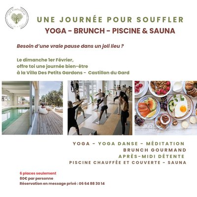 Yoga et brunch_Castillon-du-Gard