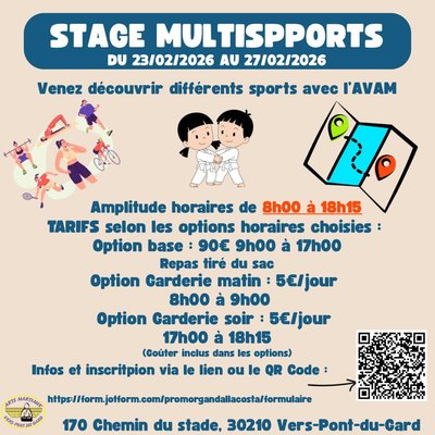 Stage Multisports_Vers-Pont-du-Gard