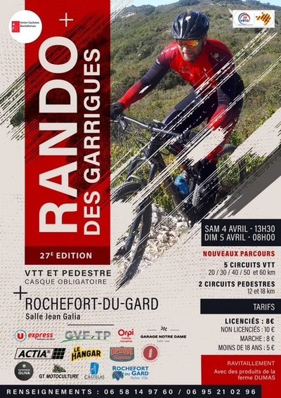 Rando des Garrigues 2026_Rochefort-du-Gard