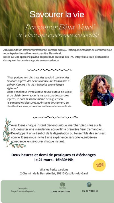 En Avant Première Elena Venel